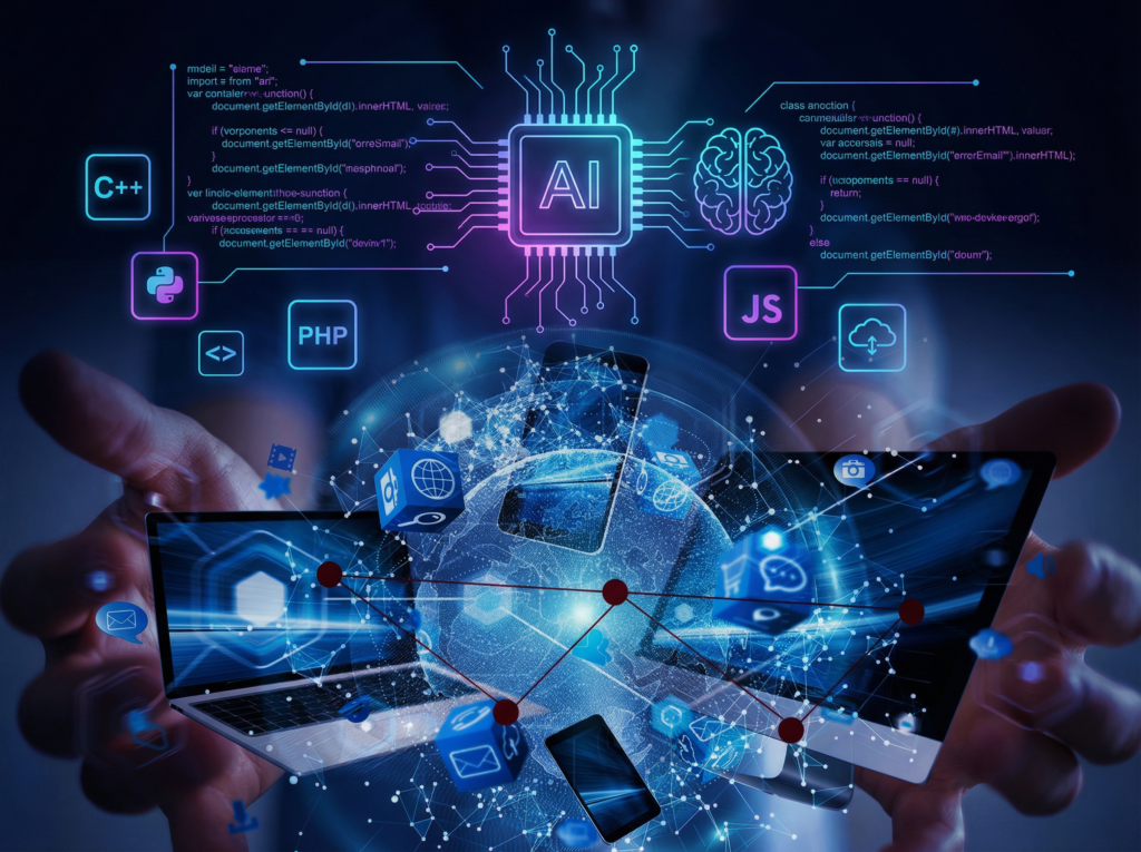 firefly geminiflash einen webseiten headercover bild 360x420 modern dunkel zum thema innovative weblösun 643359